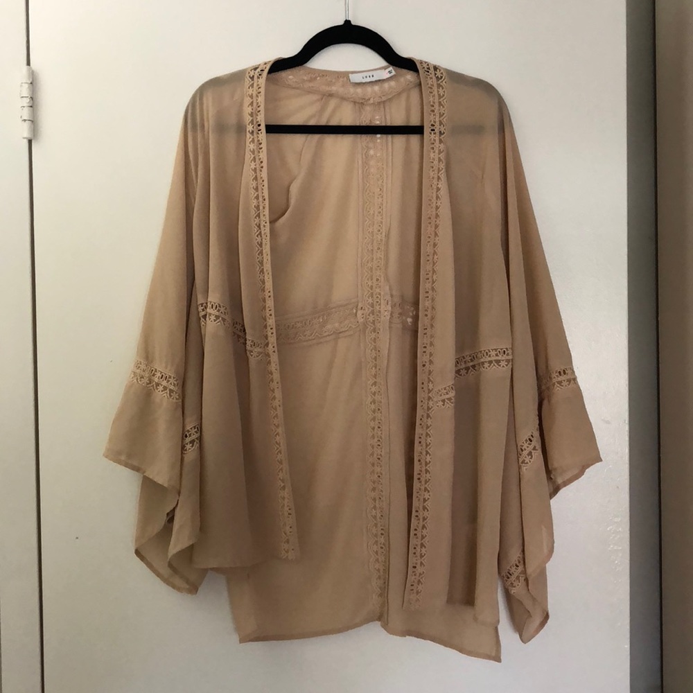 LUSH light pink kimono